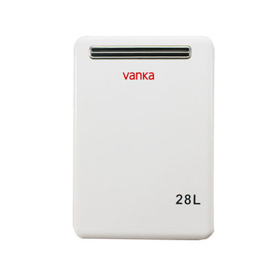 เครื่องทําน้ําร้อนก๊าซกลางแจ้ง 28L ที่ติดติดผนัง