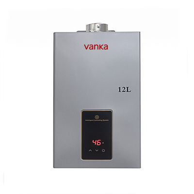 เครื่องทําน้ําอุ่นแก๊สภายใน 24kw อัตโนมัติ 10L - 16L ระบบน้ําร้อนแก๊สติดผนัง