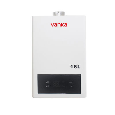 220V LNG Tankless เครื่องทําน้ําอุ่นในบ้านด้วยก๊าซ ระบบควบคุมอุณหภูมิ