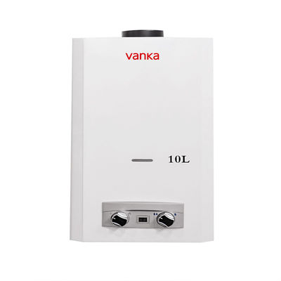 ประสิทธิภาพสูง Tankless ก๊าซธรรมชาติเครื่องทําน้ําร้อน 2KW ระบบความปลอดภัยท่อระบายน้ํา