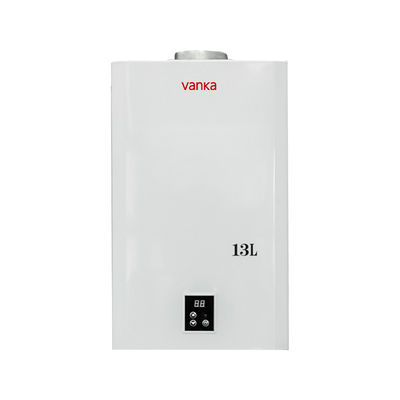 เครื่องทําน้ําอุ่นแก๊สควันโมเดิร์น13L เครื่องทําน้ําอุ่นแก๊ส LPG แบบห้วยหิน
