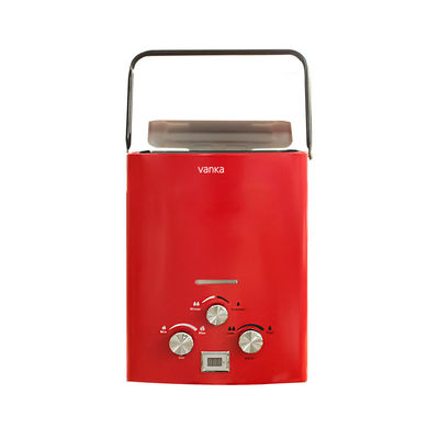 เครื่องทําน้ําอุ่นก๊าซกลางแจ้ง 6L เครื่องทําน้ําอุ่นน้ําพกพา