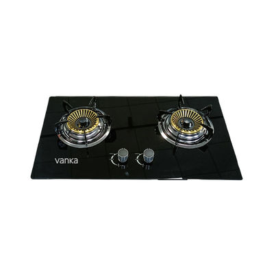 โรงเตาแก๊สกระจกหมักพรีเมียม LPG ก๊าซ Cooktop 2 รีฟเตา