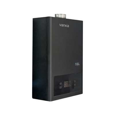 เครื่องทําน้ําอุ่นเทอร์โมสตติกแบบสมาชิก 16L ระบบหมุนเวียนอุ่นก่อน เริ่มต้นความดันต่ํา