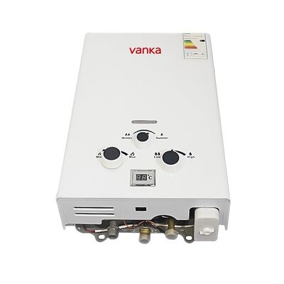 เครื่องทำน้ำอุ่นแก๊ส LPG แบบติดผนังพร้อมท่อระบายอากาศ สำหรับบ้าน โรงแรม อพาร์ตเมนต์ และการใช้งานเชิงพาณิชย์