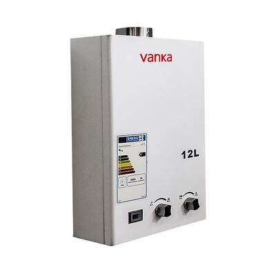 อุณหภูมิดิจิตอล ปรับปรับแรงก๊าซออก เครื่องทําน้ําอุ่นประสิทธิภาพสูง 12L ถึง 24L ความจุสําหรับโรงแรมบ้านและการใช้งานทางการค้า