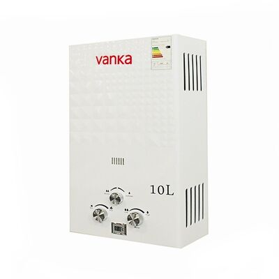 อัตโนมัติไฟฟ้ากระแทกจุดไฟ 20KW 10L LPG เครื่องทําน้ําร้อน tankless สําหรับอาบน้ํา