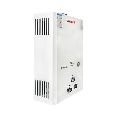 เครื่องทำน้ำอุ่นแก๊สสำหรับที่พักอาศัย 16 ลิตร พร้อมระบบระบายอากาศแบบสมดุลและระบบความปลอดภัยแบบระบายอากาศโดยตรง