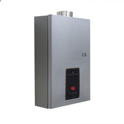 เครื่องทำน้ำอุ่นแก๊สในร่มทันที 10L-16L ควบคุมอุณหภูมิอัจฉริยะ 24KW